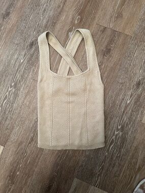 Abercrombie cross back sweater tank